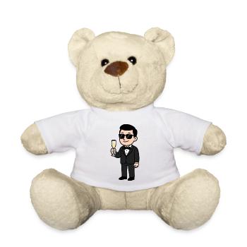 Bräutigam Hochzeit Comic - Teddy - Weiß - Vorne