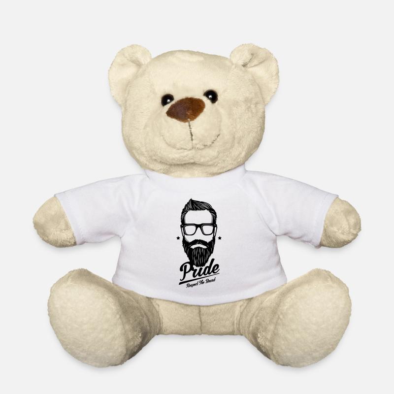 Bart - Respecter la barbe - Nounours - blanc