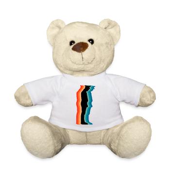 Olice Officer Retro Silhouette Vintage Law Enforce - Nounours - blanc - Devant