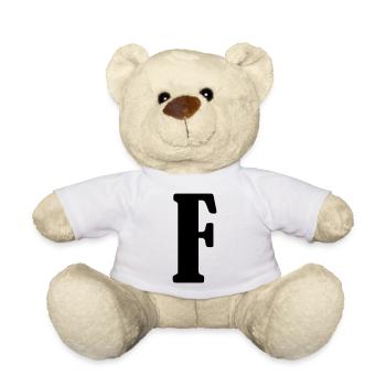 F - Teddy Bear - white - Front