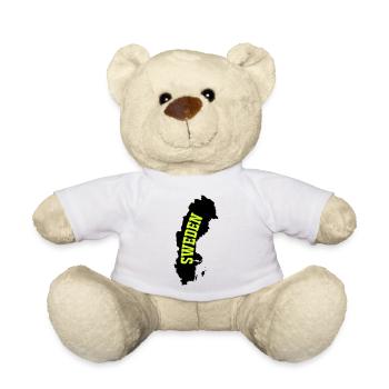 Schweden Neon Schriftzug - Teddy - Weiß - Vorne