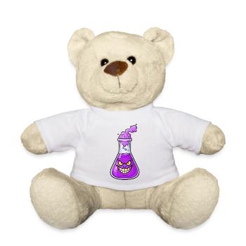 Lila Alchemie Flaschenzauber - Teddy - Weiß - Vorne