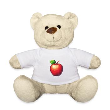 Apple Pixel Gamer - Teddy Bear - white - Front