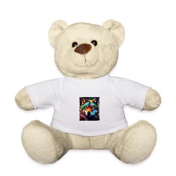 Wolf Porträt - Teddy - Weiß - Vorne