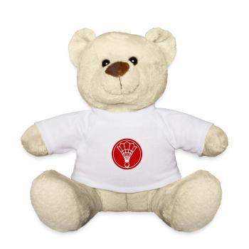 Badminton Symbol Mannschaft - Teddy - Weiß - Vorne