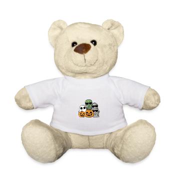 Fête d’Halloween Cool - Nounours - blanc - Devant