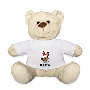 hoppy holidays - Teddy - Weiß - Vorne