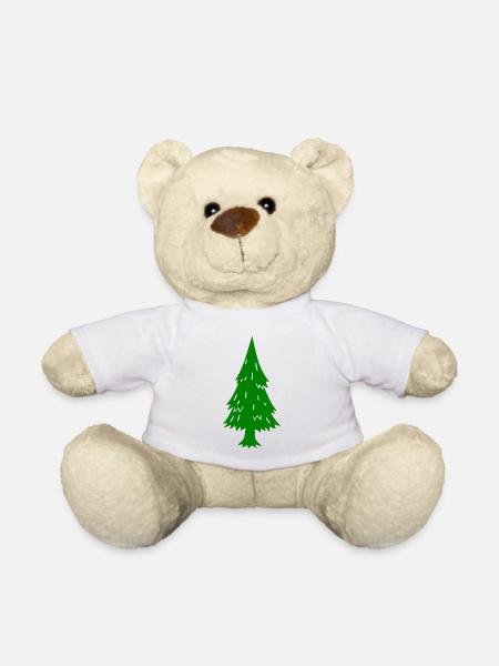 Nadelbaum Baum Tanne Tannenbaum Fichte Kiefer - Teddy - Weiß
