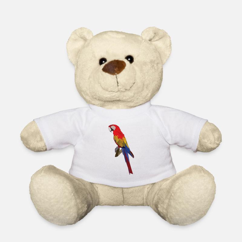 Der Papagei - Teddy - Weiß