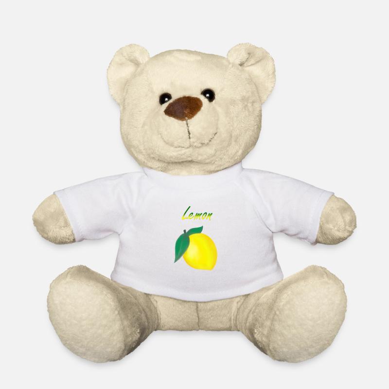 Citron / citron - Nounours - blanc