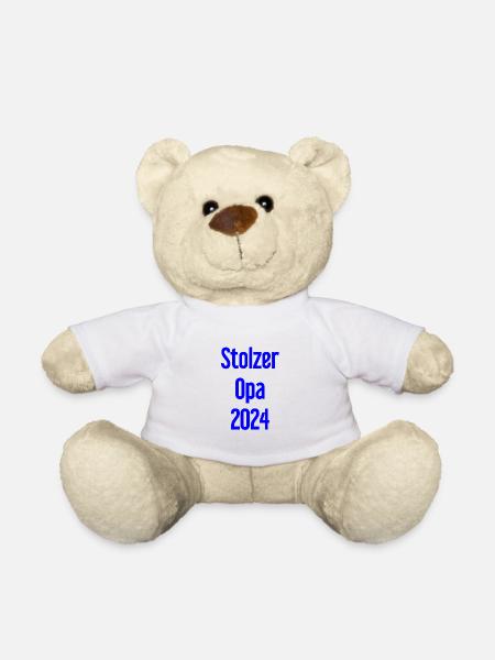 Proud Grandpa 2024 – Parfait pour le nouveau grand-père - Nounours - blanc