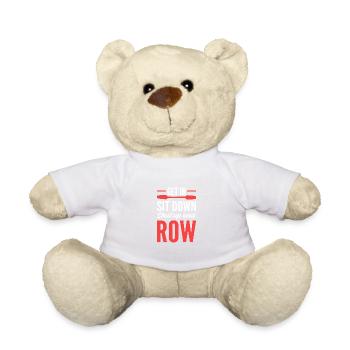 Halt die Klappe undreihe Athlet Gift - Teddy - Weiß - Vorne