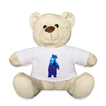 Résumé de l'ours - Nounours - blanc - Devant