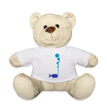 Fish And Bubbles - Nounours - blanc - Devant
