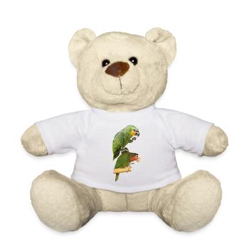Perroquets - Nounours - blanc - Devant