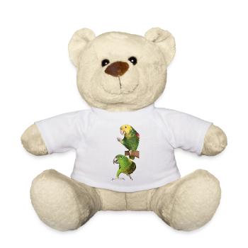 Perroquets - Nounours - blanc - Devant