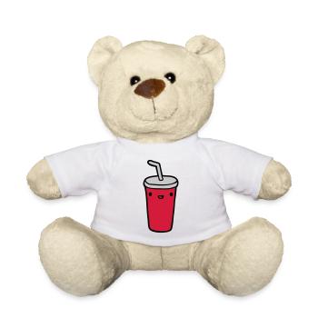 Cola Becher Restaurant - Teddy - Weiß - Vorne