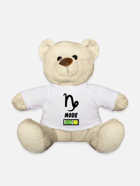 Steinbock Sternzeichen Horoskop Statement - Teddy - Weiß