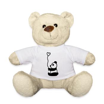 süßer Panda voller Liebe - Teddy - Weiß - Vorne