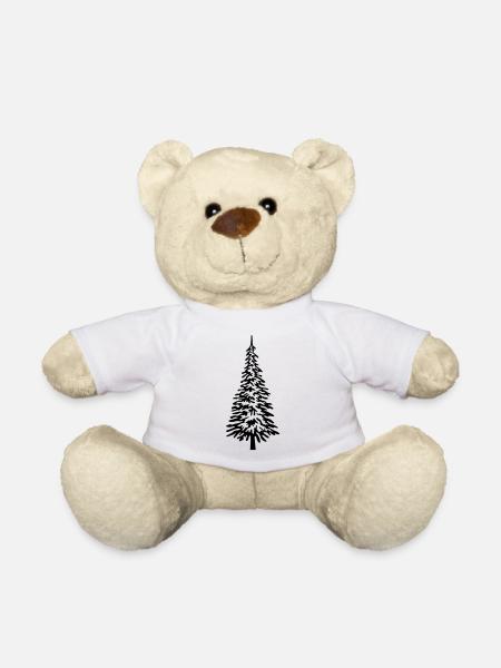Tannenbaum voll - Teddy - Weiß