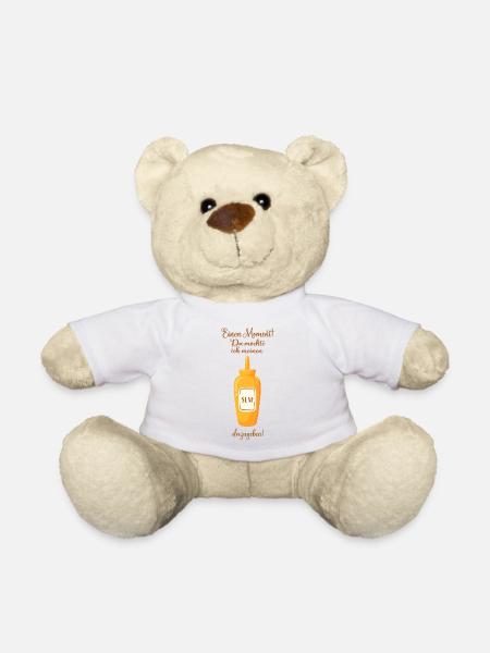 Senf Lustige Sprüche Humor - Teddy - Weiß