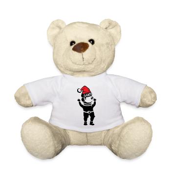 Astronaute Noël Noël chapeau Space Rocket - Nounours - blanc - Devant