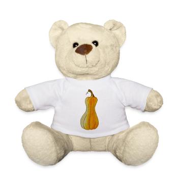 courge butternut - Nounours - blanc - Devant
