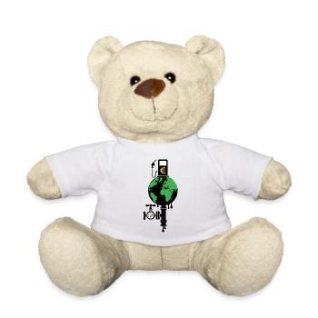 Fuel pump - Teddy Bear - white - Front