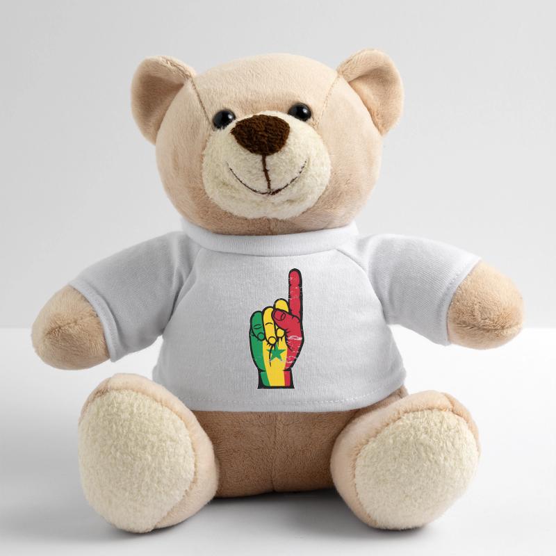 Main des drapeaux du Sénégal Nounours