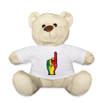 Mali Flagge Nummer 1 used - Teddy - Weiß - Vorne