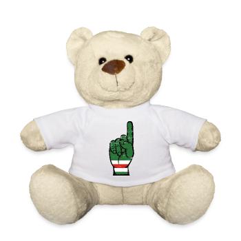 Tschetschenien Flagge Nummer 1 used - Teddy - Weiß - Vorne