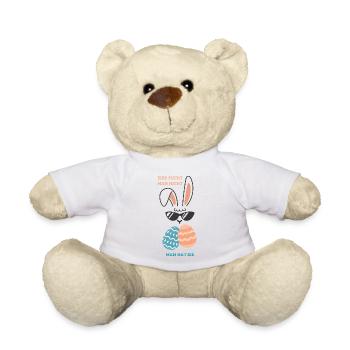 Eier hat man – Lustiges Oster Geschenk für Männer - Teddy - Weiß - Vorne