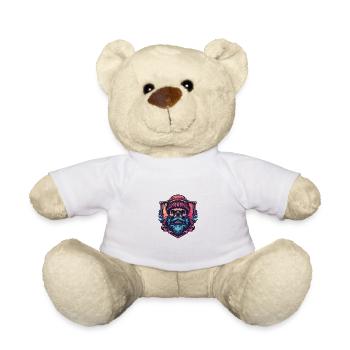 Crâne de bûcheron - Nounours - blanc - Devant