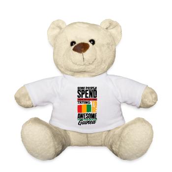 Guinea Guinean Guinea Flag Funny Quote - Teddy Bear - white - Front