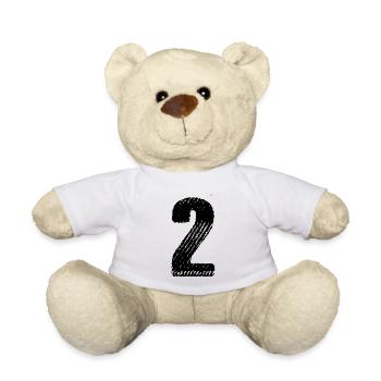 Maillot numéro 2 - Nounours - blanc - Devant