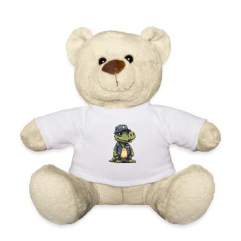 crocodile - Nounours - blanc - Devant
