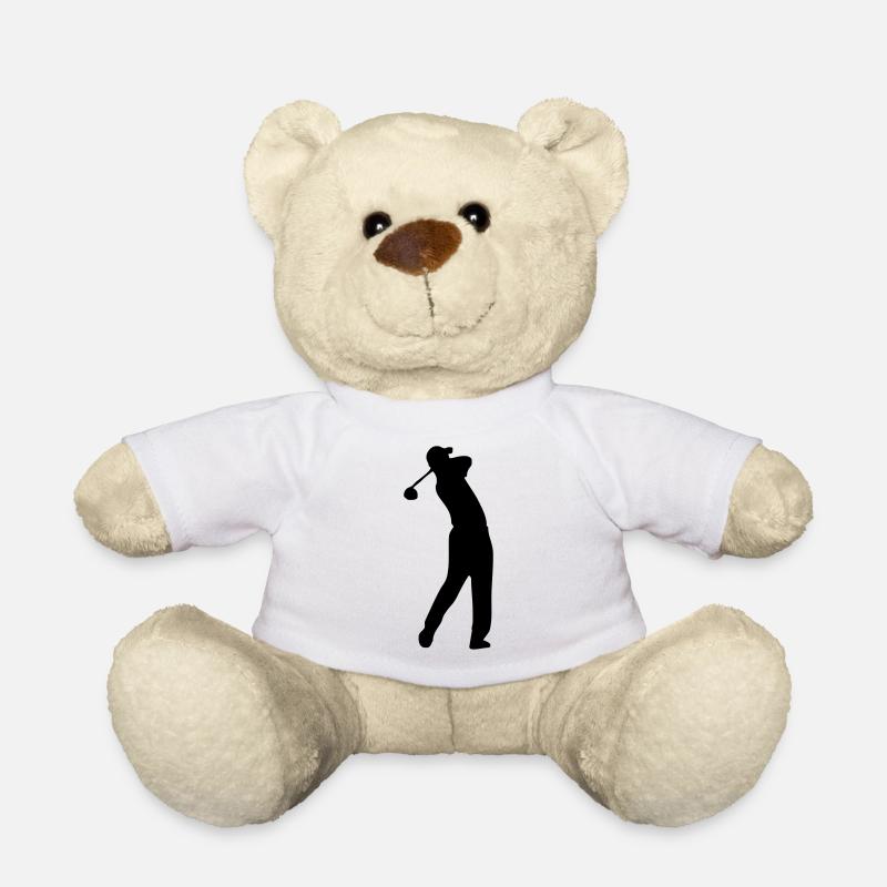 golf - Teddy Bear - white