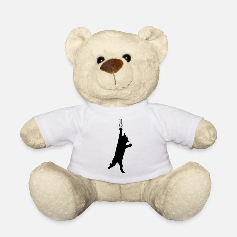 chat - Nounours - blanc
