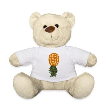 Ananas à l’envers - Nounours - blanc - Devant