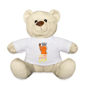 Stoppt das Töten, أوقفوا القتل خرى عليكم عرص - Teddy - Weiß - Vorne