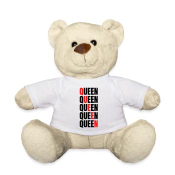 Queen - Teddy Bear - white - Front