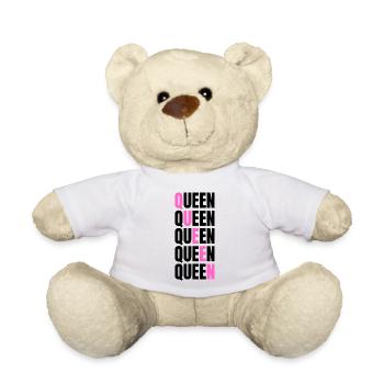 Queen - Teddy Bear - white - Front