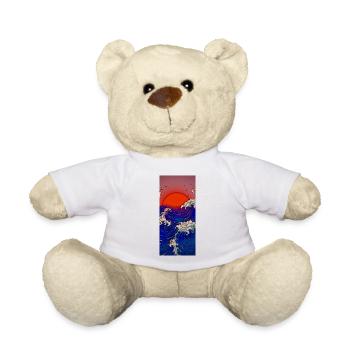 Sunny waves - Teddy Bear - white - Front