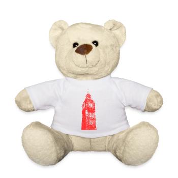 Londres - Nounours - blanc - Devant