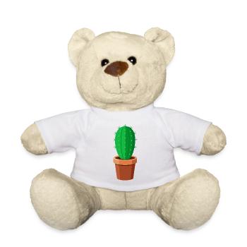 cactus - Teddy Bear - white - Front