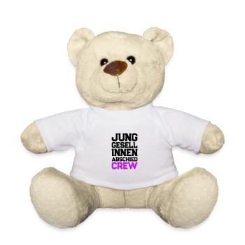 Enterrement de vie de jeune fille Crew Enterrement de vie de garçon - Nounours - blanc - Devant