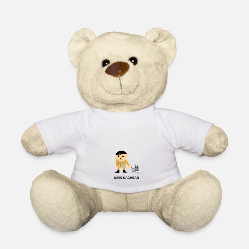 mein ernster deutscher Nachbar - Teddy - Weiß