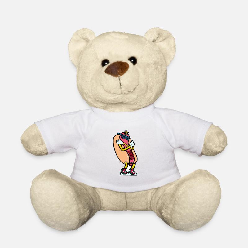 Hot Dog - Teddy - Weiß