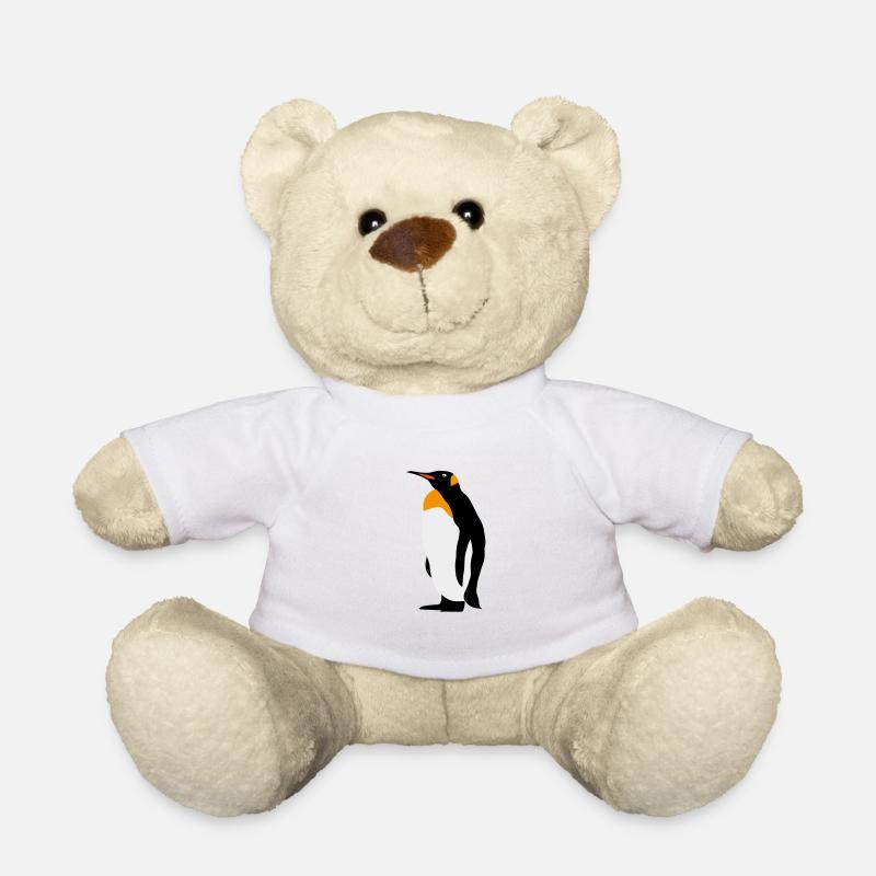 Pinguin - Teddy - Weiß