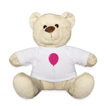 Ballon - Nounours - blanc - Devant